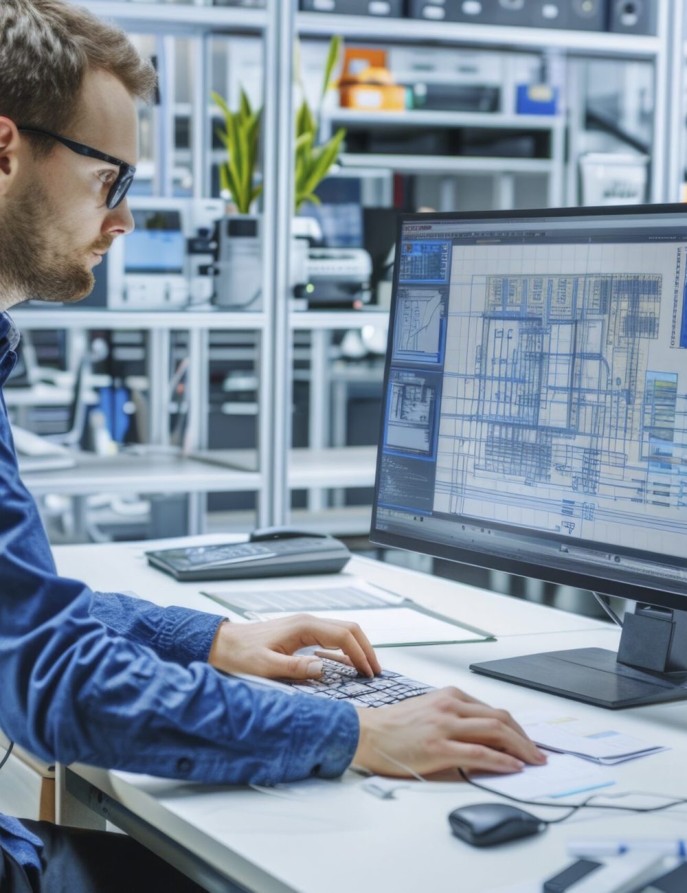 engineering worker in the workflow --chaos 20 --ar 3:2 --style raw Job ID: 9f5afeab-f039-4c9d-a073-798976af193e